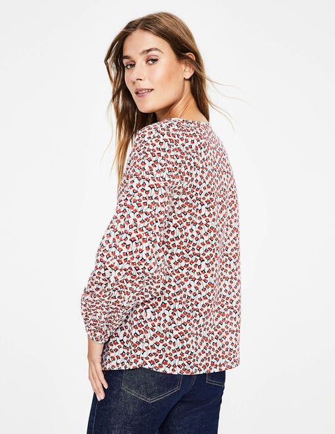 Esme Blouse - Conker Crocus Flower Esme Blouse - Conker Crocus Flower