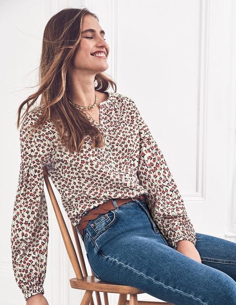 Esme Blouse - Conker Crocus Flower Esme Blouse - Conker Crocus Flower