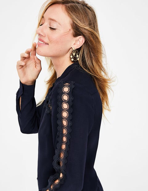 Amara Blouse - Navy Amara Blouse - Navy