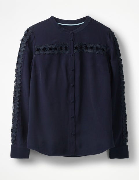Amara Blouse - Navy Amara Blouse - Navy