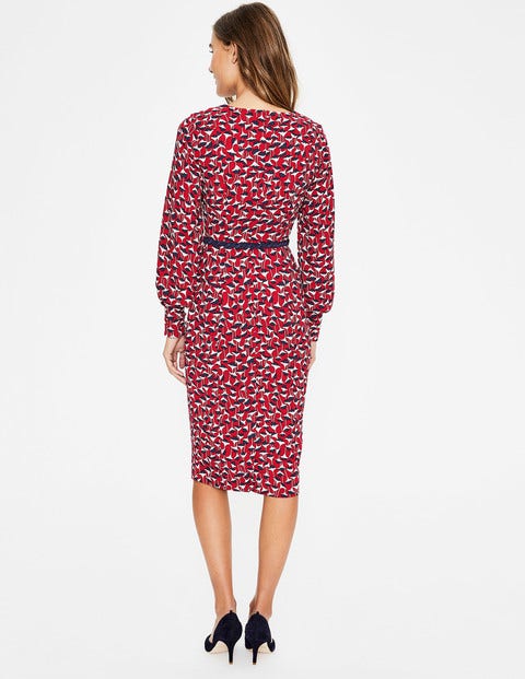 Hannah Dress - Poinsettia Crocus Flower Hannah Dress - Poinsettia Crocus Flower