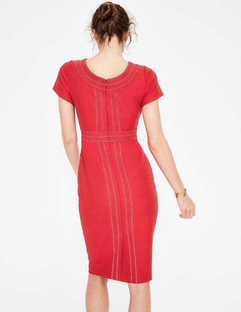 Kitty Textured Dress - Poinsettia Kitty Textured Dress - Poinsettia