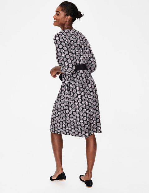 Ottilie Kleid - Schwarz, Sterntupfen Ottilie Kleid - Schwarz, Sterntupfen