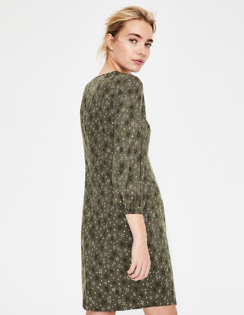 Vanessa Dress - Khaki Sketchy Stars Vanessa Dress - Khaki Sketchy Stars