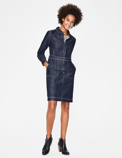 boden lena denim shirt dress