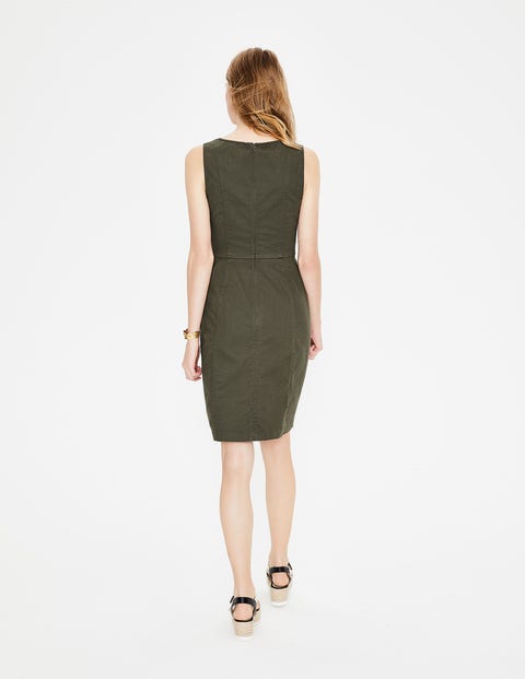 Helena Chino Dress - Green Helena Chino Dress - Green