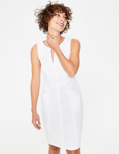 Helena Chino Dress - White Helena Chino Dress - White