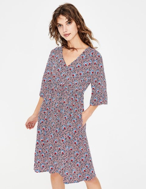 Darcy Dress - Navy Island Bloom Darcy Dress - Navy Island Bloom