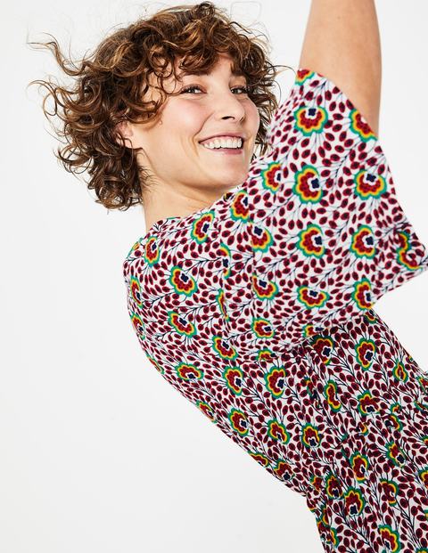 Darcy Dress - Ivory & Rouge Island Bloom Darcy Dress - Ivory & Rouge Island Bloom
