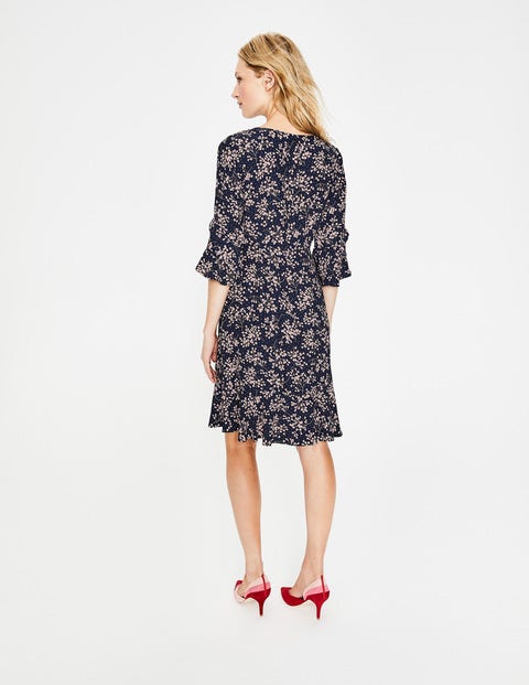 Indie Dress - Navy Floral Bloom Spot Indie Dress - Navy Floral Bloom Spot