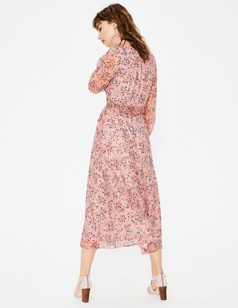 kyra silk midi dress