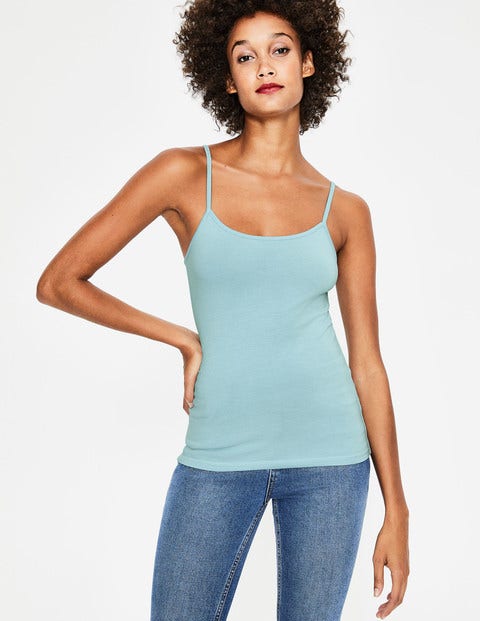 Plain Cami - Heron Blue Plain Cami - Heron Blue
