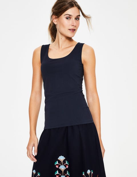 Double Layer Front Vest - Navy Double Layer Front Vest - Navy