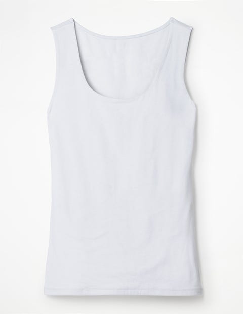 Double Layer Front Vest - White Double Layer Front Vest - White