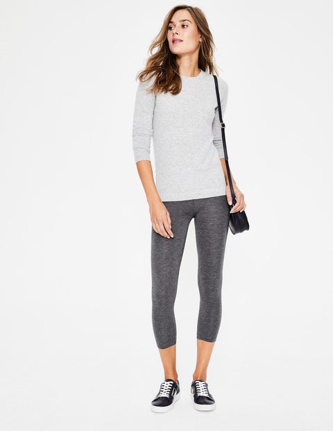 Cropped Leggings - Charcoal Marl Cropped Leggings - Charcoal Marl