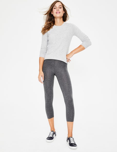 Cropped Leggings - Charcoal Marl Cropped Leggings - Charcoal Marl