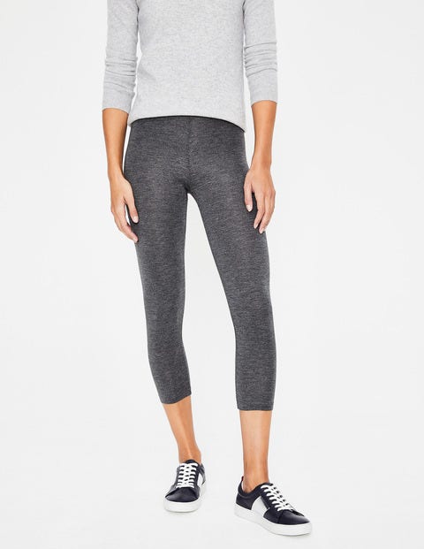 Cropped Leggings - Charcoal Marl Cropped Leggings - Charcoal Marl