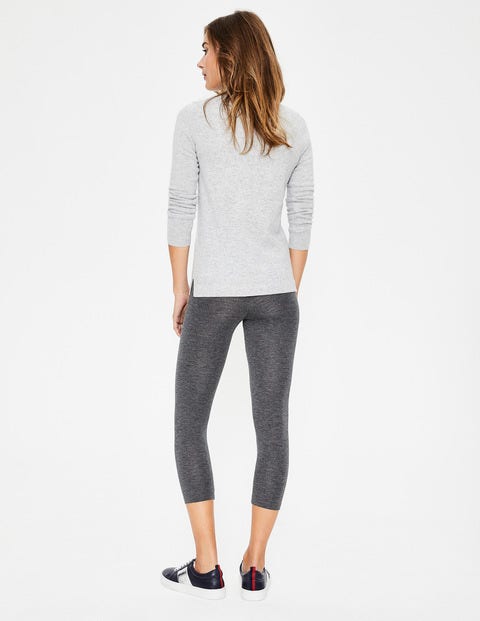 Cropped Leggings - Charcoal Marl Cropped Leggings - Charcoal Marl