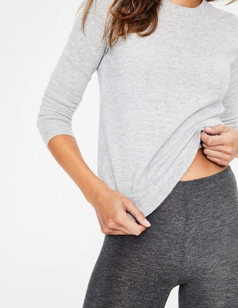 Cropped Leggings - Charcoal Marl Cropped Leggings - Charcoal Marl