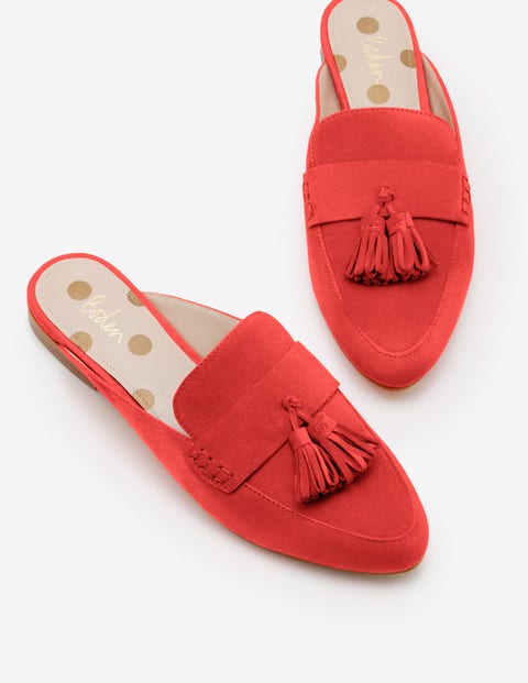 Katie Backless Loafers - Red Pop Katie Backless Loafers - Red Pop
