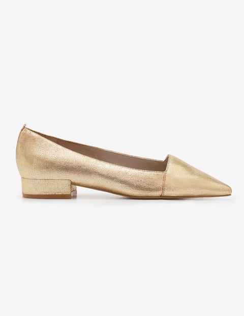 Josie Low Heels - Gold Metallic Josie Low Heels - Gold Metallic