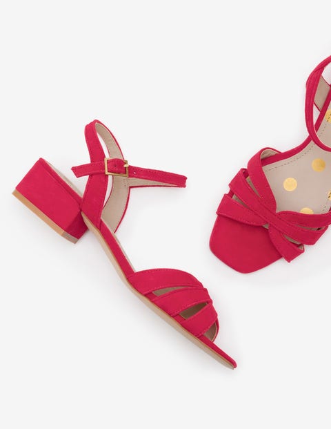 boden red sandals