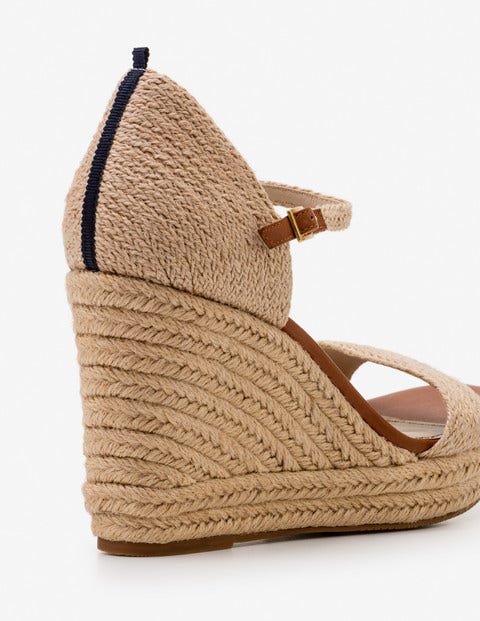 Lily Espadrilles mit Keilabsatz - Natur Lily Espadrilles mit Keilabsatz - Natur