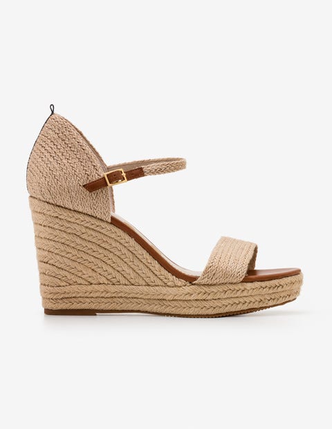 Lily Espadrilles mit Keilabsatz - Natur Lily Espadrilles mit Keilabsatz - Natur