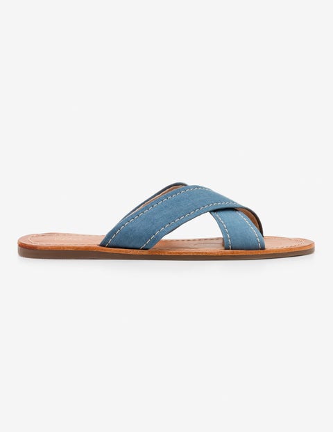 Lizzie Slides - Chambray Lizzie Slides - Chambray