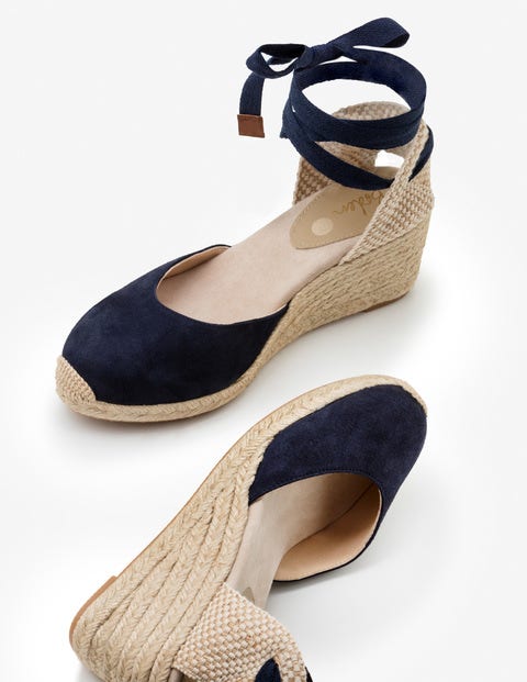Cassie Espadrille Wedges - Navy Cassie Espadrille Wedges - Navy