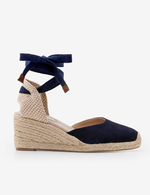 Cassie Espadrille Wedges - Navy Cassie Espadrille Wedges - Navy