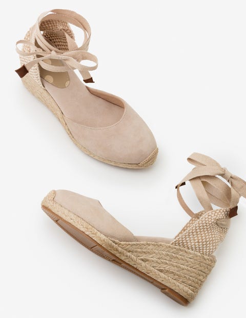 Cassie Espadrille Wedges - Oatmeal Cassie Espadrille Wedges - Oatmeal