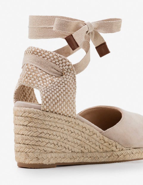 Cassie Espadrille Wedges - Oatmeal Cassie Espadrille Wedges - Oatmeal