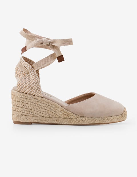 Cassie Espadrille Wedges - Oatmeal Cassie Espadrille Wedges - Oatmeal