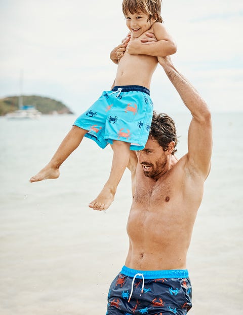 Sea Fun Swim Trunks - Atomic Blue Crab Sea Fun Swim Trunks - Atomic Blue Crab
