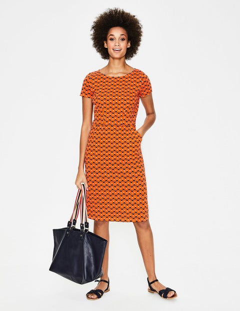 Phoebe Jersey Dress - Popsicle Tulip Geo Phoebe Jersey Dress - Popsicle Tulip Geo