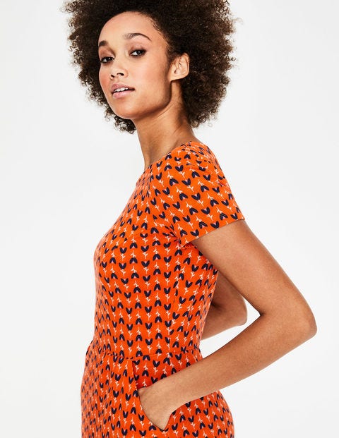 Phoebe Jersey Dress - Popsicle Tulip Geo Phoebe Jersey Dress - Popsicle Tulip Geo