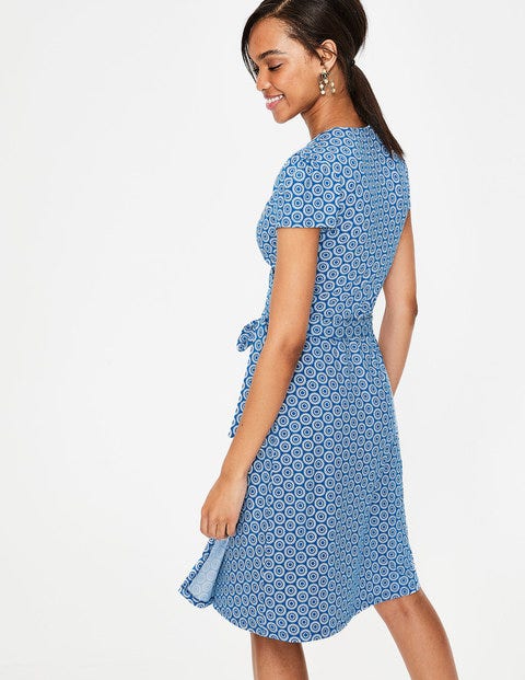 Summer Wrap Dress - Cyan, Halo Summer Wrap Dress - Cyan, Halo