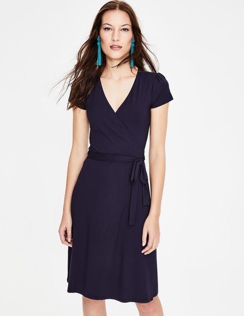 Summer Wrap Dress - Navy Summer Wrap Dress - Navy