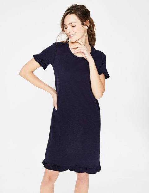 Emily Jersey Dress - Navy Emily Jersey Dress - Navy
