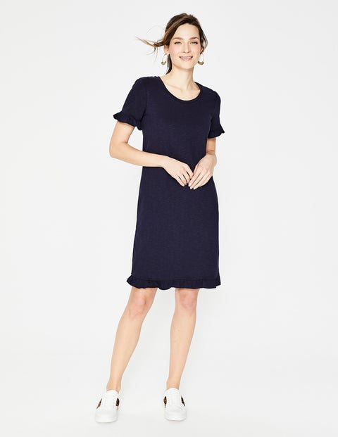 Emily Jersey Dress - Navy Emily Jersey Dress - Navy