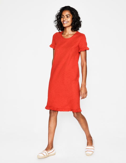 Emily Jersey Dress - Blood Orange Emily Jersey Dress - Blood Orange