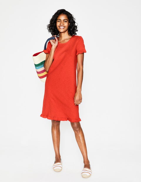 Emily Jersey Dress - Blood Orange Emily Jersey Dress - Blood Orange