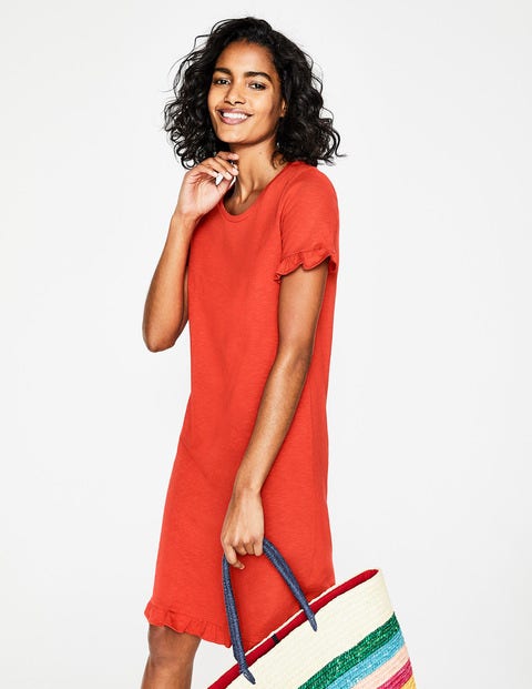 Emily Jersey Dress - Blood Orange Emily Jersey Dress - Blood Orange