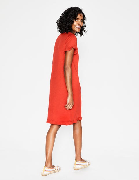 Emily Jersey Dress - Blood Orange Emily Jersey Dress - Blood Orange