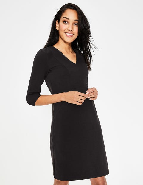 Bronte Ottoman Dress - Black Bronte Ottoman Dress - Black