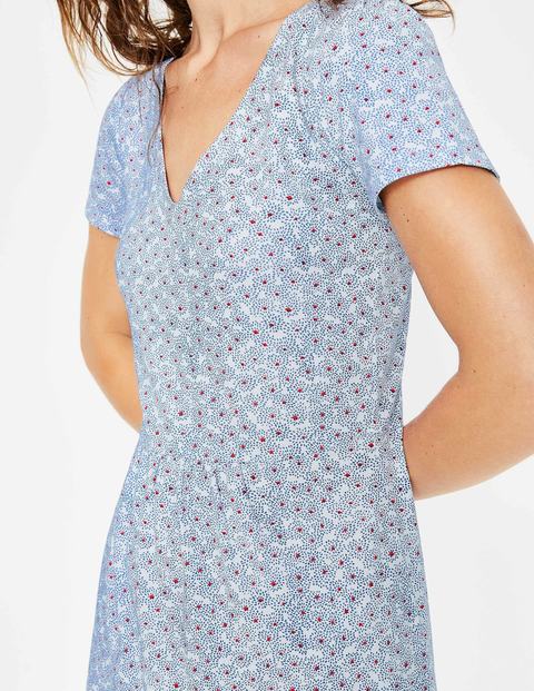 Penelope Jersey Dress - Ivory Floral Spray Penelope Jersey Dress - Ivory Floral Spray