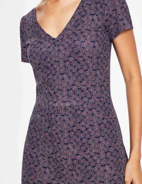Penelope Jersey Dress - Navy Floral Spray Penelope Jersey Dress - Navy Floral Spray