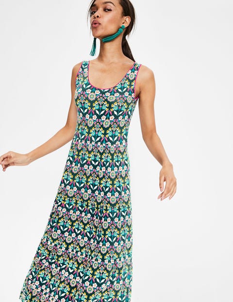 Maya Jersey Maxi Dress - Woodland Green Marigold Maya Jersey Maxi Dress - Woodland Green Marigold