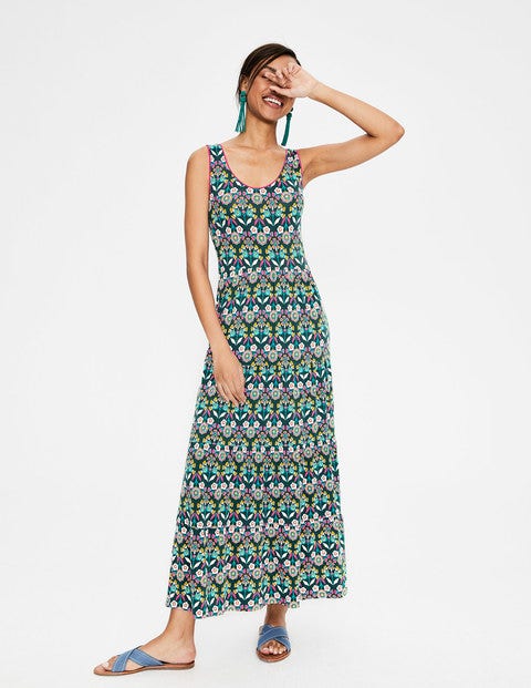 Maya Jersey Maxi Dress - Woodland Green Marigold Maya Jersey Maxi Dress - Woodland Green Marigold